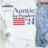 Auntie For President 2024 Kamala Harris Shirt