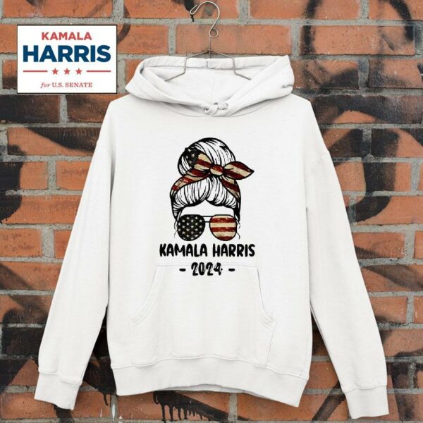 Best Kamala Harris Messy Bun Hoodie