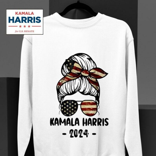 Best Kamala Harris Messy Bun Sweatshirt