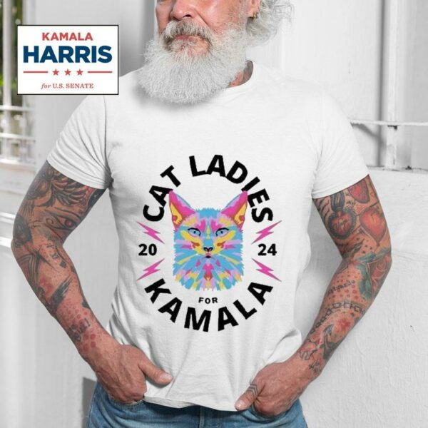 Childless Cat Ladies For Kamala Harris Tshirt