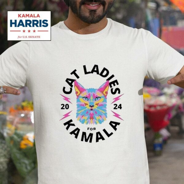 Childless Cat Ladies For Kamala Harris Tshirt