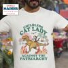 Childless Cat Lady Against The Patriarchy Kamala Harris Coconut Painting Tshirt