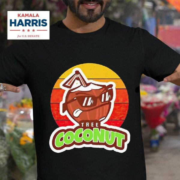 Coconut Tree Vice President Quote Kamala Harris Vintage Tshirt