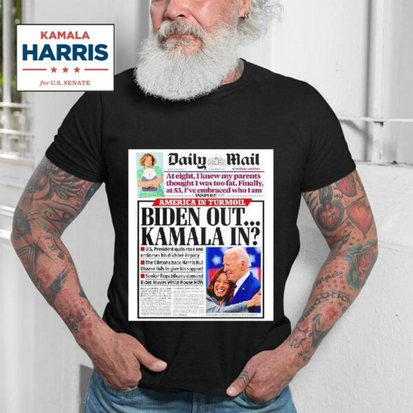 Daily Mail Joe Biden Out Kamala Harris In Tshirt