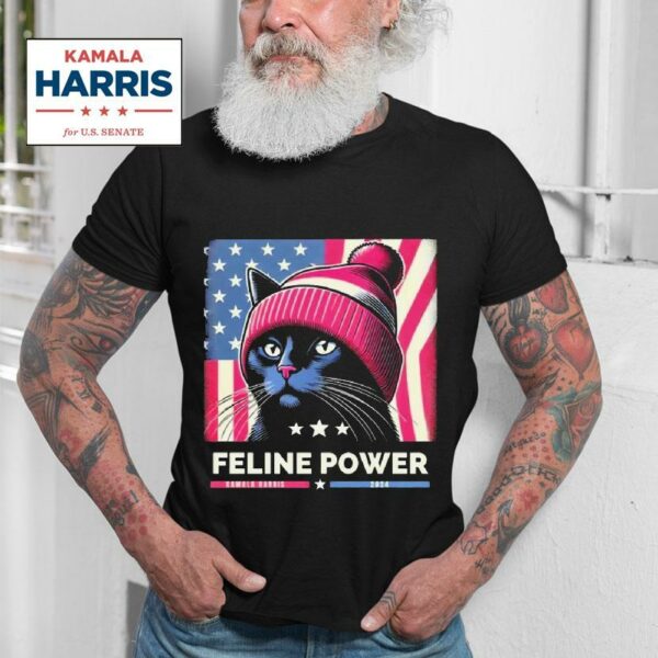 Feline Power Kamala Harris Women S President Tshirt