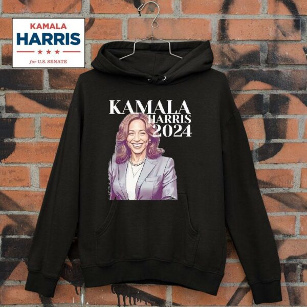 Kamala Harris Portrai Hoodie