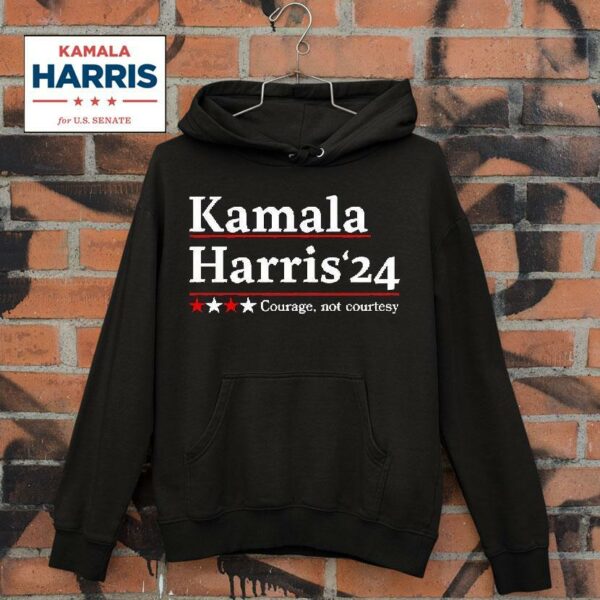 Kamala Harris Courage Not Courtesy Hoodie