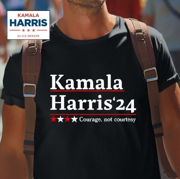 Kamala Harris Courage Not Courtesy Tshirt