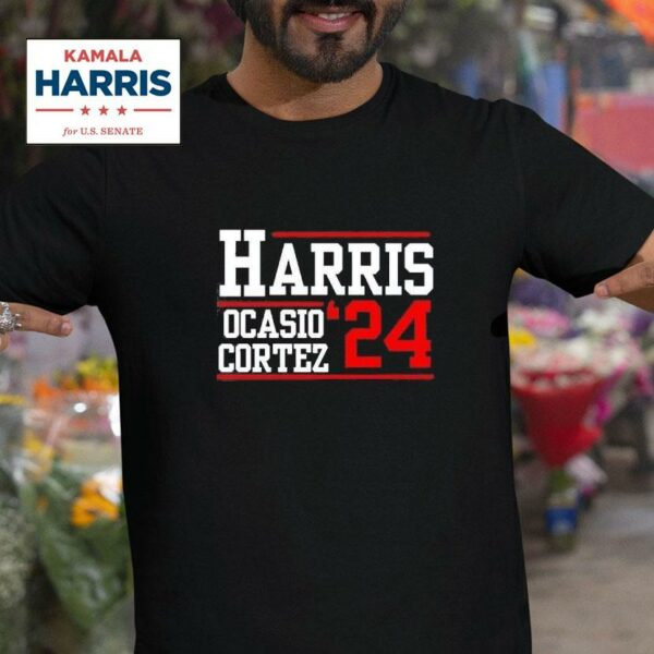 Kamala Harris Alexandria Ocasiocortez President Vote Tshirt