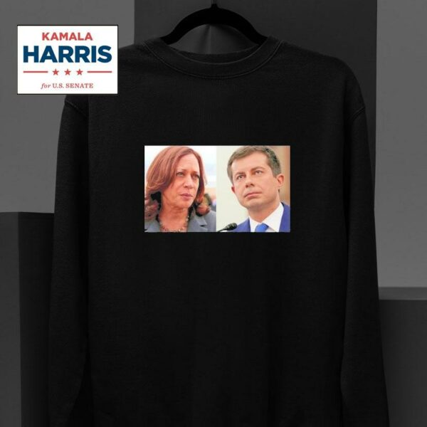 Kamala Harris And Pete Buttigieg Photo Sweatshirt