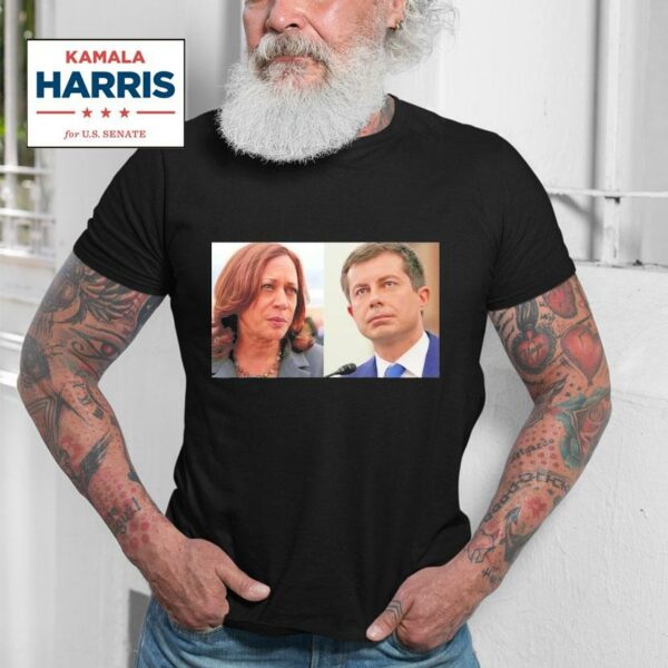 Kamala Harris And Pete Buttigieg Photo Tshirt