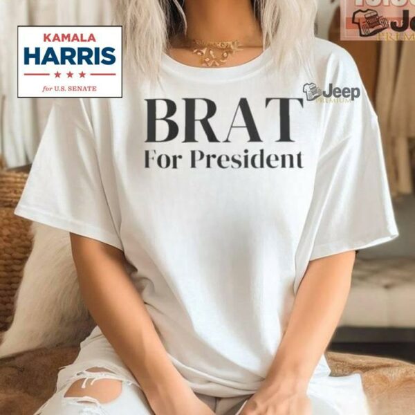 Kamala Harris Brat For President T Shirt