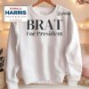 Kamala Harris Brat For President T Shirt