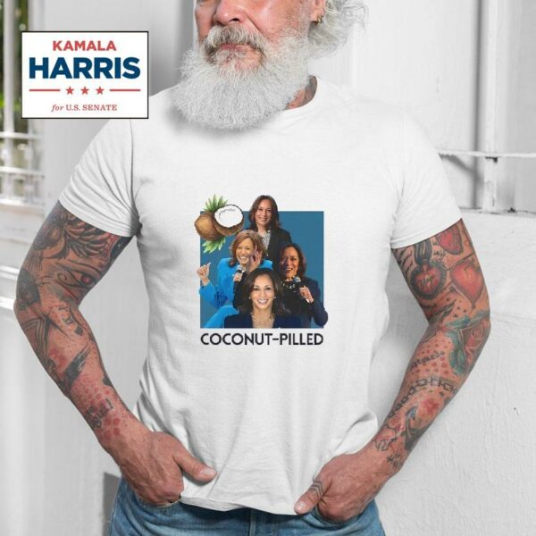 Kamala Harris Coconut Pilled Funny Tshirt