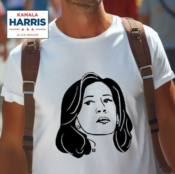 Kamala Harris Face Heavyweigh Tshirt