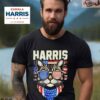 Kamala Harris For President 2024 Funny Cat Graphic Shirt