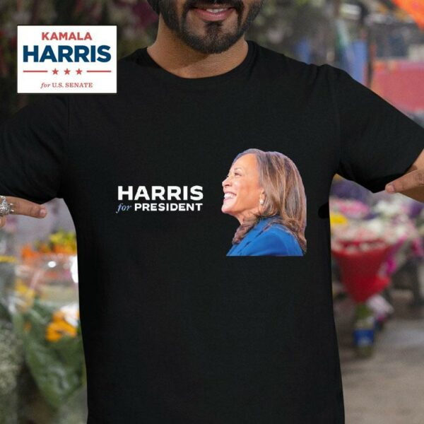 Kamala Harris For President Portrai Tshirt