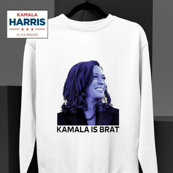 Kamala Harris Is Brat Sarcastic Sweatshirt