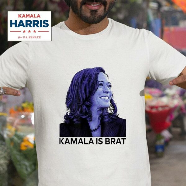 Kamala Harris Is Brat Sarcastic Tshirt