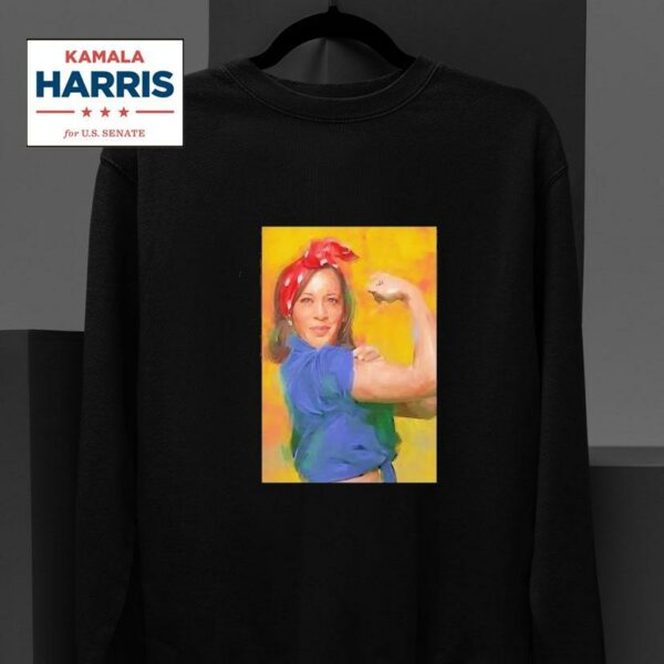 Kamala Harris Muscle Draw Sweatshirt