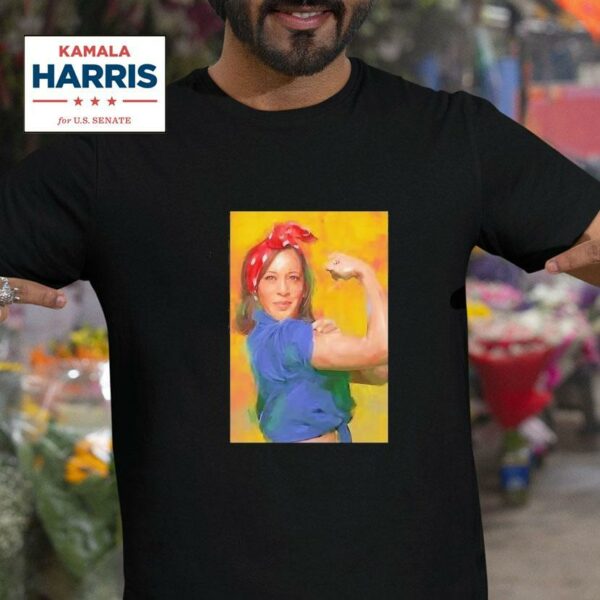 Kamala Harris Muscle Draw Tshirt