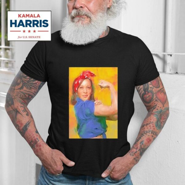 Kamala Harris Muscle Draw Tshirt