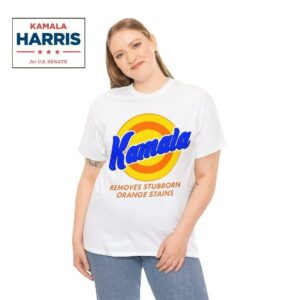 Kamala Harris Removes Stubborn Orange Stains 2024 Shirt