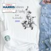 Kamala Harris Shirt Childless Cat Ladies For Kamala Harris 47 Funny Pro Kamala T Shirt Women’s Rights Activist Election 2024 Vote Shirt