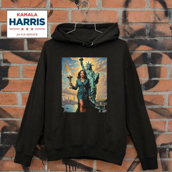 Kamala Harris Statue Of Liberty Hoodie