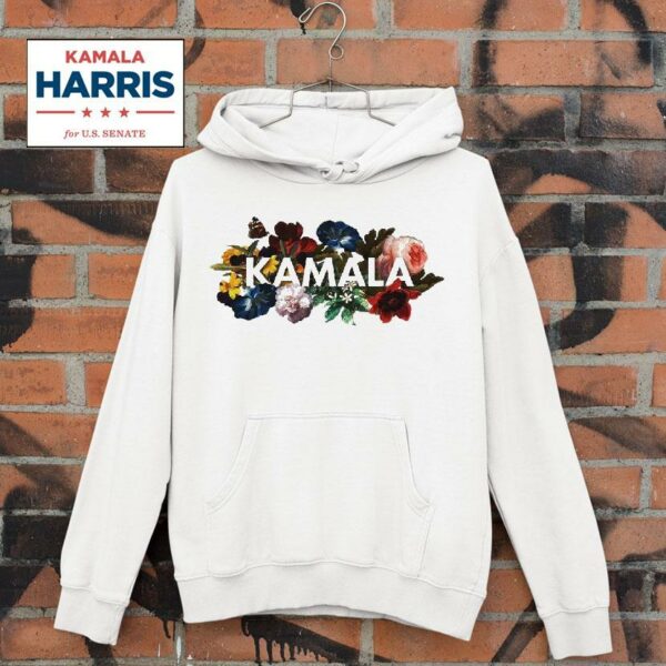 Kamala Harris Vintage Floral Feminine First Female Presiden Hoodie