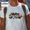 Kamala Harris Vintage Floral Feminine First Female Presiden Tshirt