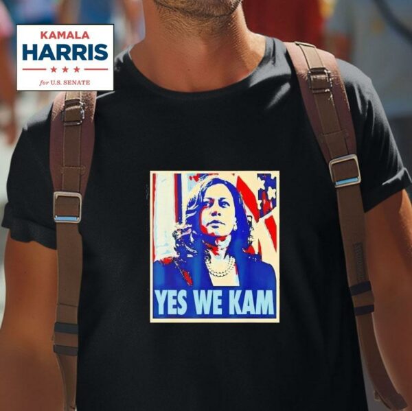 Kamala Harris Yes We Kam Vintage Tshirt