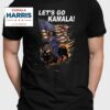 Let's Go Kamala Harris Bull Riding Shirt