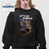 Let's Go Kamala Harris Bull Riding Shirt