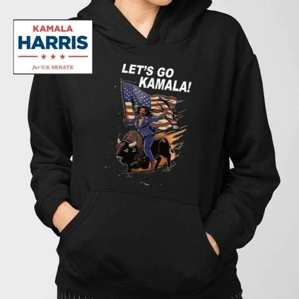 Let's Go Kamala Harris Bull Riding Shirt