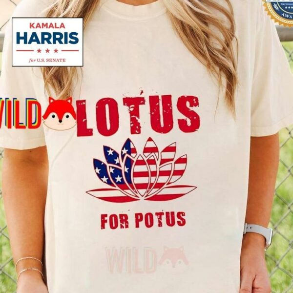 Lotus For Potus Kamala Harris News Shirt