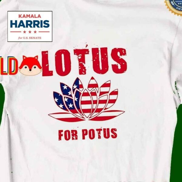 Lotus For Potus Kamala Harris News Shirt