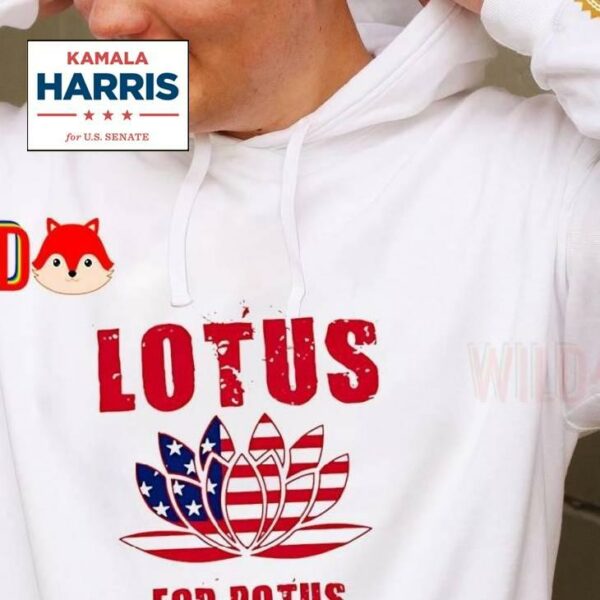 Lotus For Potus Kamala Harris News Shirt