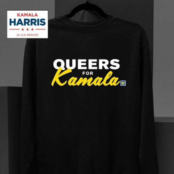 Queers For Kamala Harris Human Rights Campaign Sweatshirt