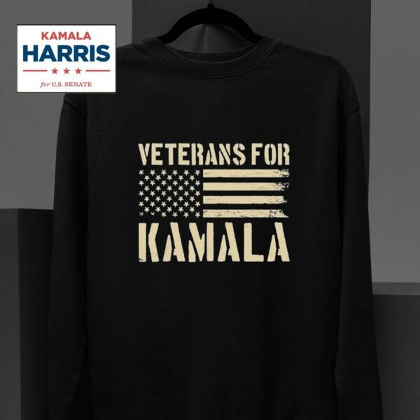 Veterans For Kamala Harris Sweatshirt