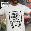 Cat Holding Kamala Harris Sign Tshirt