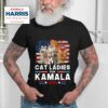 Cat Ladies For Kamala Funny Cat President Kamala Harris Tshirt