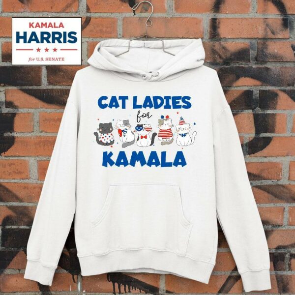 Cat Ladies For Kamala Hoodie