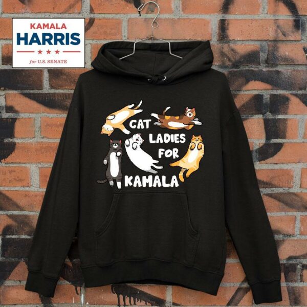 Cat Ladies For Kamala Hoodie