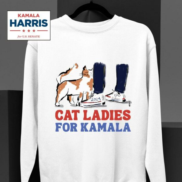 Cat Ladies For Kamala Sweatshirt