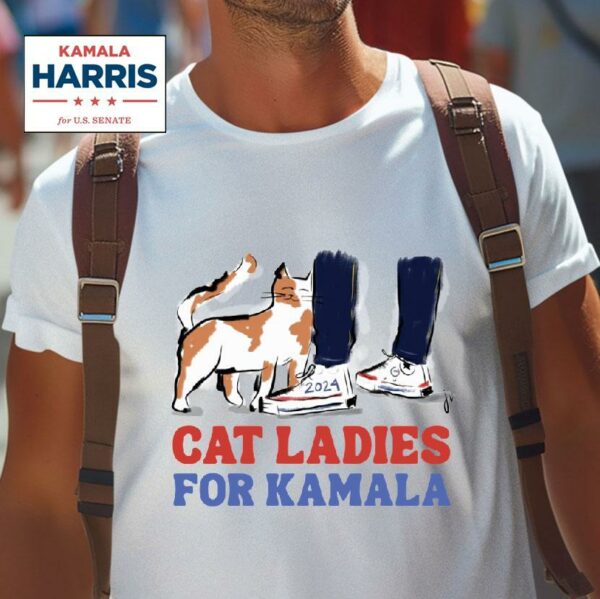 Cat Ladies For Kamala Tshirt