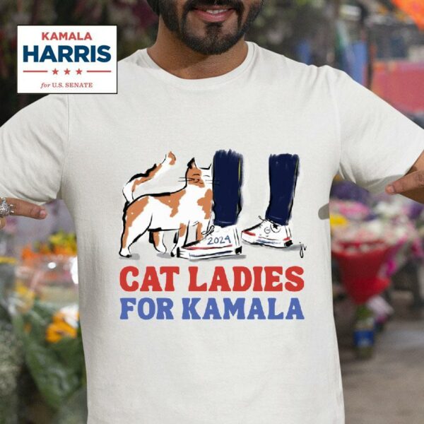 Cat Ladies For Kamala Tshirt