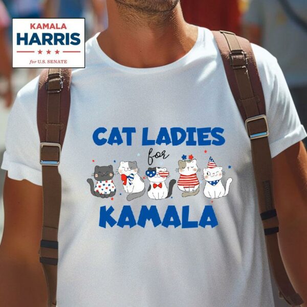 Cat Ladies For Kamala Tshirt