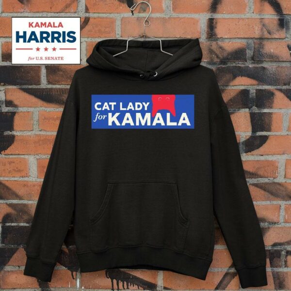 Cat Lady For Kamala Hoodie