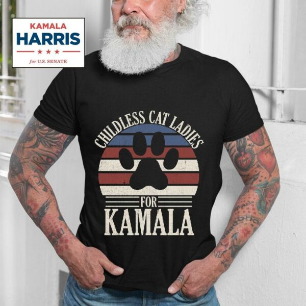 Childless Cat Ladies For Kamala Tshirt